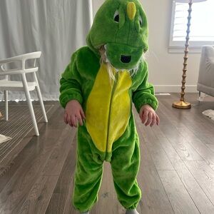 Green Dinosaur Kids Costume